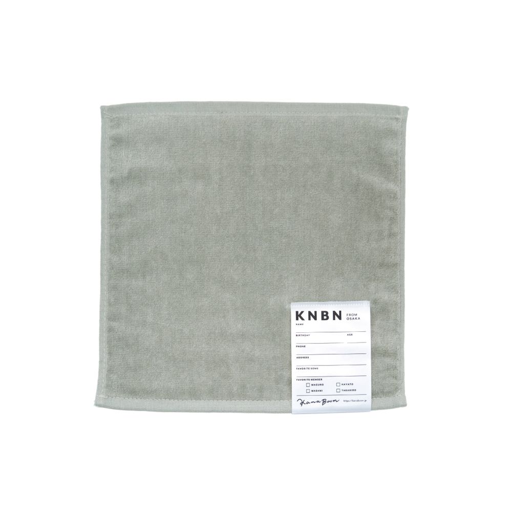 KNBN PROFILE TAG ハンドタオル